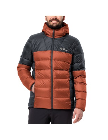 Jack Wolfskin Mens Nebelhorn Down Padded Windproof Coat - Carmine solde