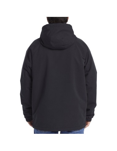 Quiksilver Mens Final Call Hooded Water Resistant Parka Jacket - Black le des métaux précieux