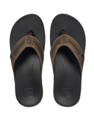 Reef Mens Cushion Lux Leather Flip Flops ouvre sa boutique