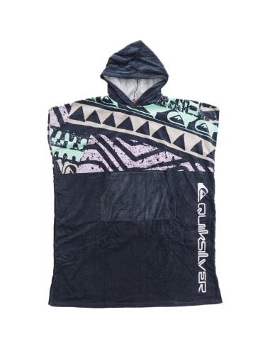 Quiksilver Mens Hooded Towel Surf Poncho - Navy la livraison gratuite