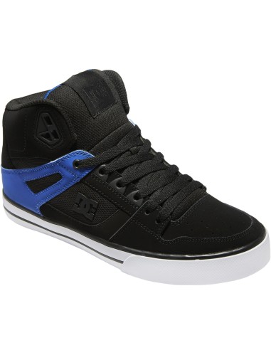 DC Shoes Mens Pure Trainers - Black/Blue Amélioration de cerveau avec