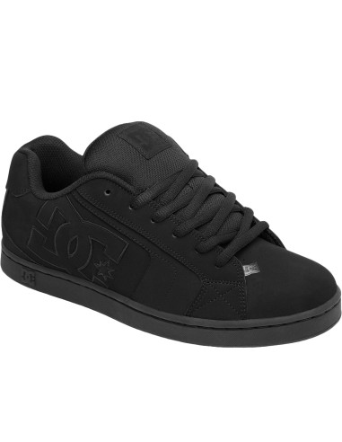 DC Shoes Mens Net Leather Trainers - Black en linge