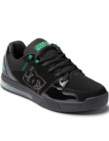 DC Shoes Mens Star Wars Versatile Low Rise Trainers - Black/Green les ligaments