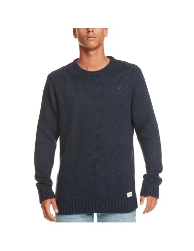 Quiksilver Mens Neppy Crew Neck Sweater - Navy Blazer Paris Déstockage Promo