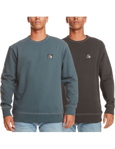 Quiksilver Mens The Original Crew Neck Sweatshirt basket pas cher